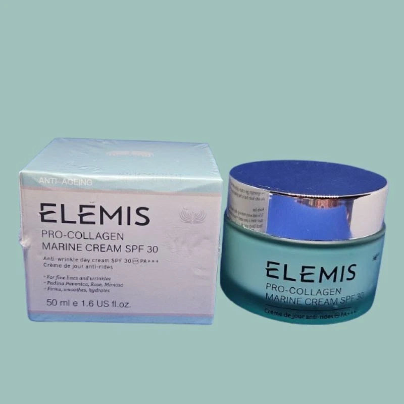 Elemis Pro-Collagen Marine Cream SPF 30 Anti-Wrinkle Moisturiser 50ml | Daily Hydrating Face Cream