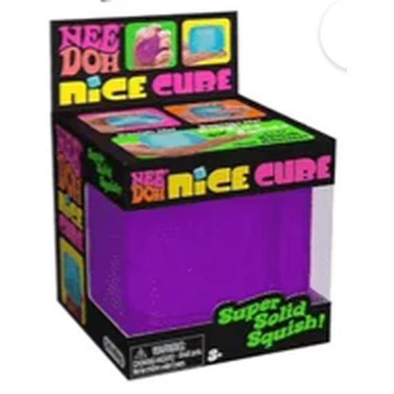 NeeDoh Nice Cube – Super Solid Squish Sensory Fidget Toy