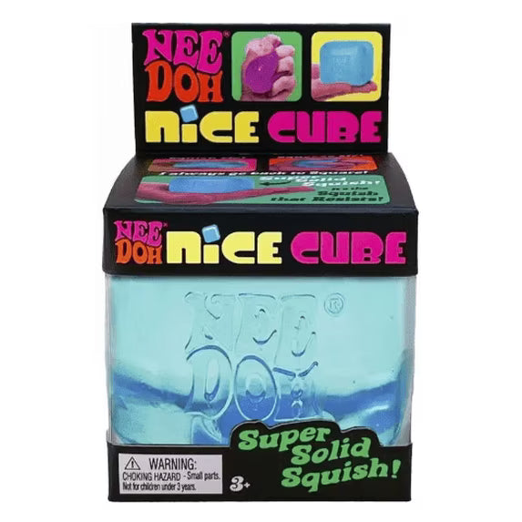 NeeDoh Nice Cube – Super Solid Squish Sensory Fidget Toy