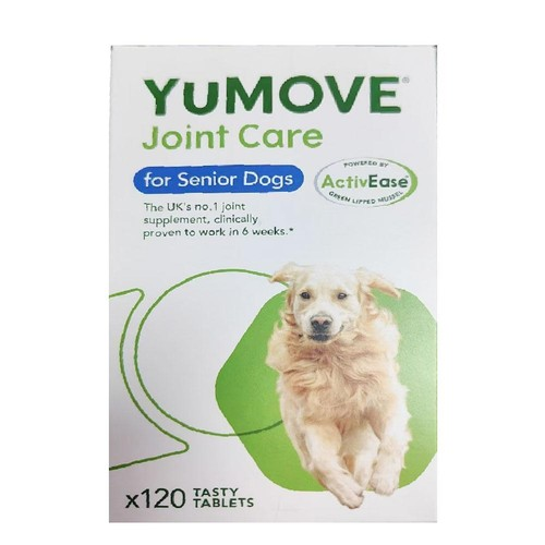 YuMOVE Joint Care for Senior Dogs – 120 Tasty Tablets | Advanced Hip & Joint Support Supplement