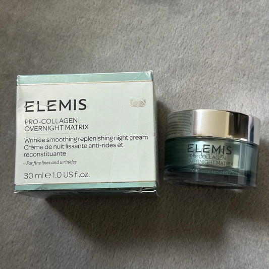 Elemis Pro-Collagen Overnight Matrix 30ml. Brand New Boxed, Fresh 2025 Stock