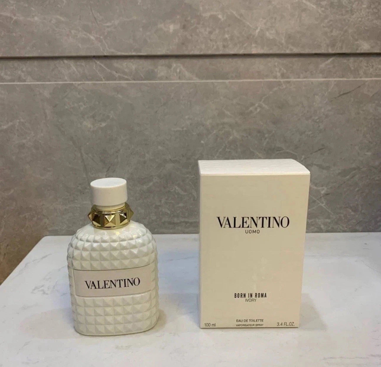 Valentino Born In Roma Uomo Ivory Eau de Toilette EDT Spray 3.4 oz / 100 ml