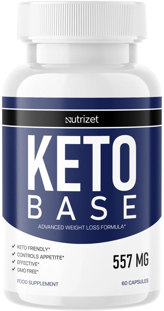 Nutrizet Keto Base 557mg – Advanced Keto Weight Management Formula | 60 Capsules