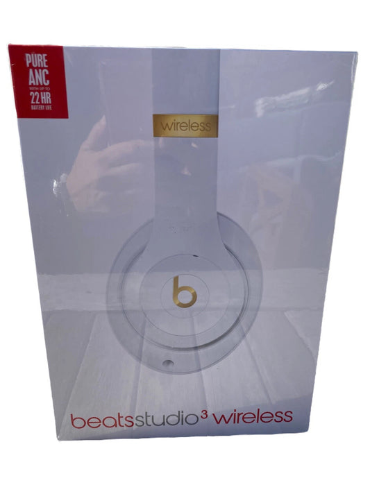 Beats Studio3 Wireless Noise Cancelling Over-Ear Headphones – White – Pure ANC – Up to 22 Hours Battery