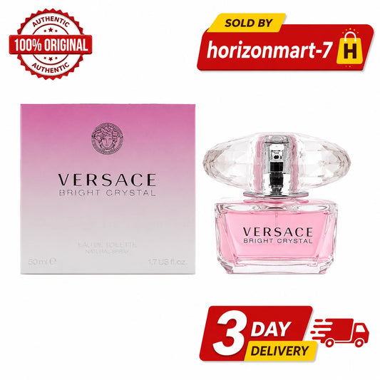 Versace Bright Crystal Eau de Toilette for Women 50ml (1.7 fl oz) Luxury Floral Fragrance