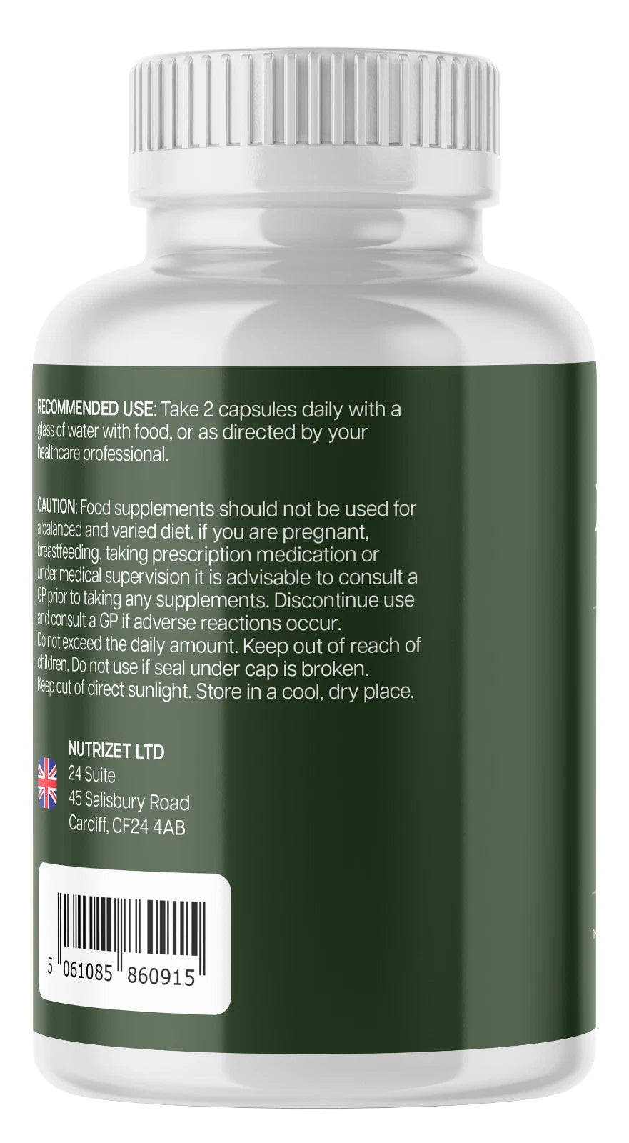 Moodi Food Supplement 60 Capsules – Daily Mood, Focus & Concentration Support