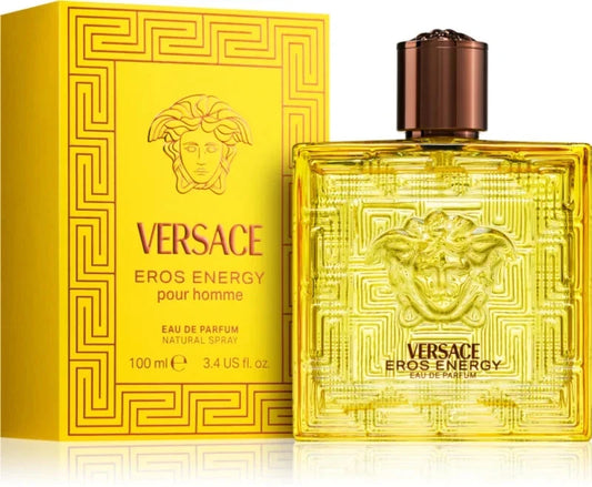 Versace Eros Energy Eau de Parfum for Men 100ml / 3.4 fl oz Luxury Designer Cologne
