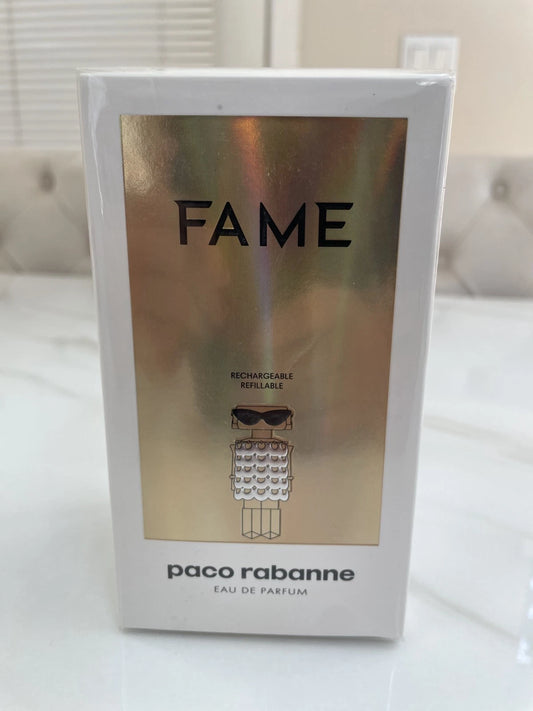 Paco Rabanne Fame Eau de Parfum for Women | Rechargeable Refillable Luxury Perfume