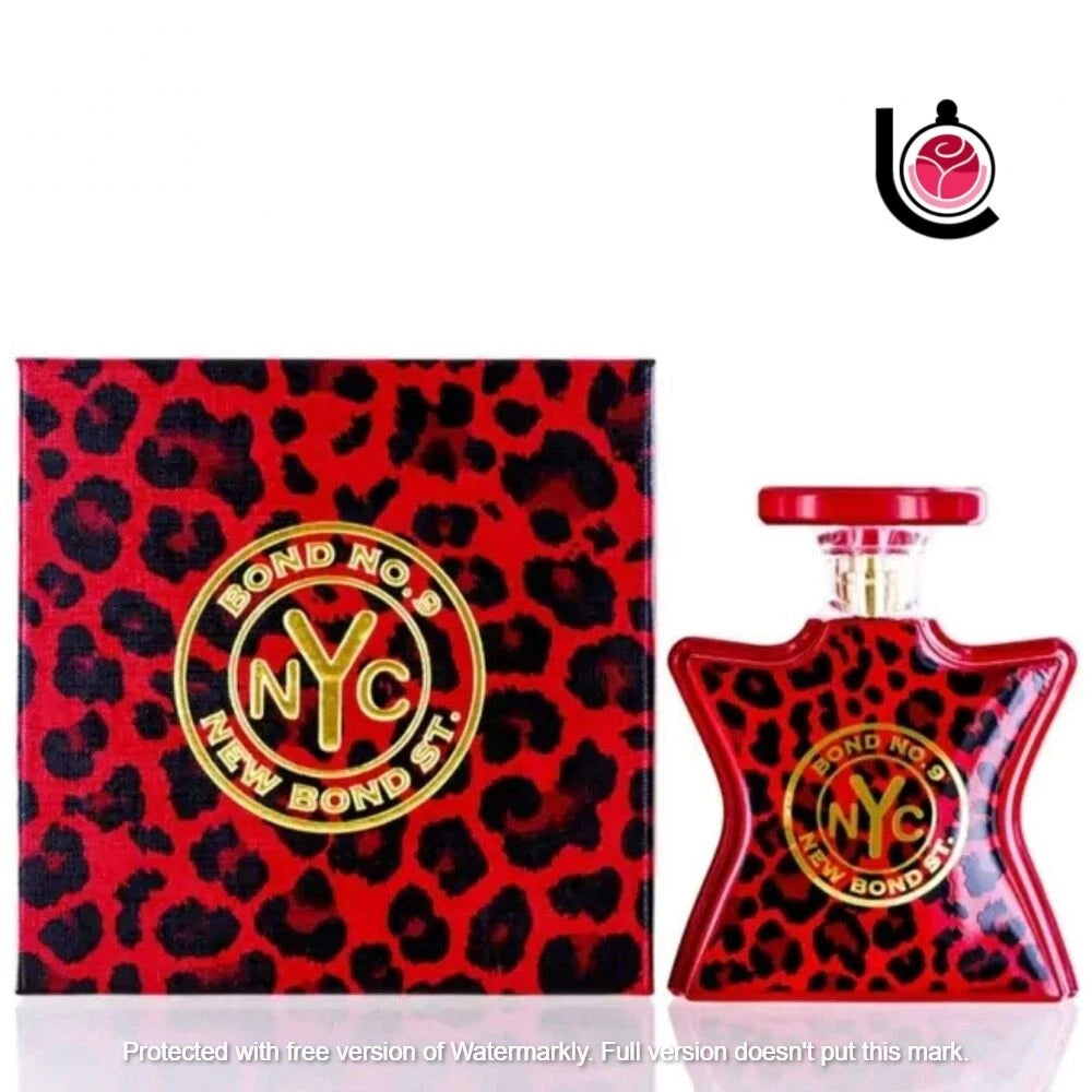 Bond No. 9 New Bond St. NYC Red Leopard Edition Eau de Parfum Spray 3.3 oz / 100ml – Brand New & Sealed
