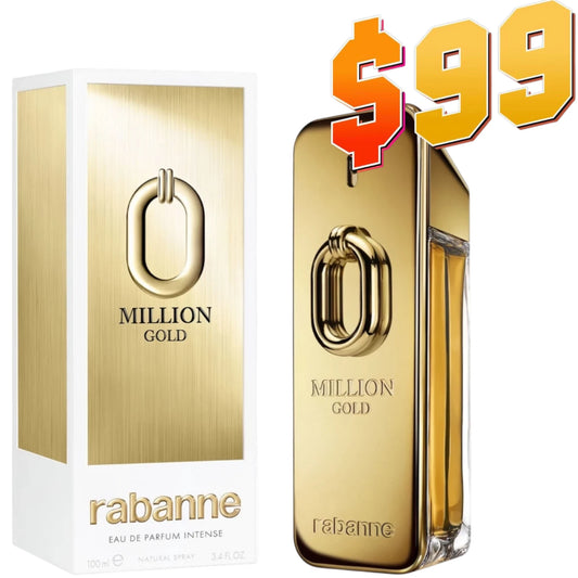 Rabanne 1 Million Gold Eau de Parfum Intense 100ml / 3.4oz Men's Fragrance Brand New Sealed