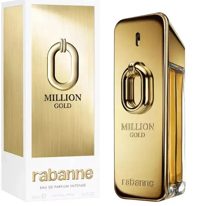 Rabanne 1 Million Gold Eau de Parfum Intense 100ml / 3.4oz Men's Fragrance Brand New Sealed