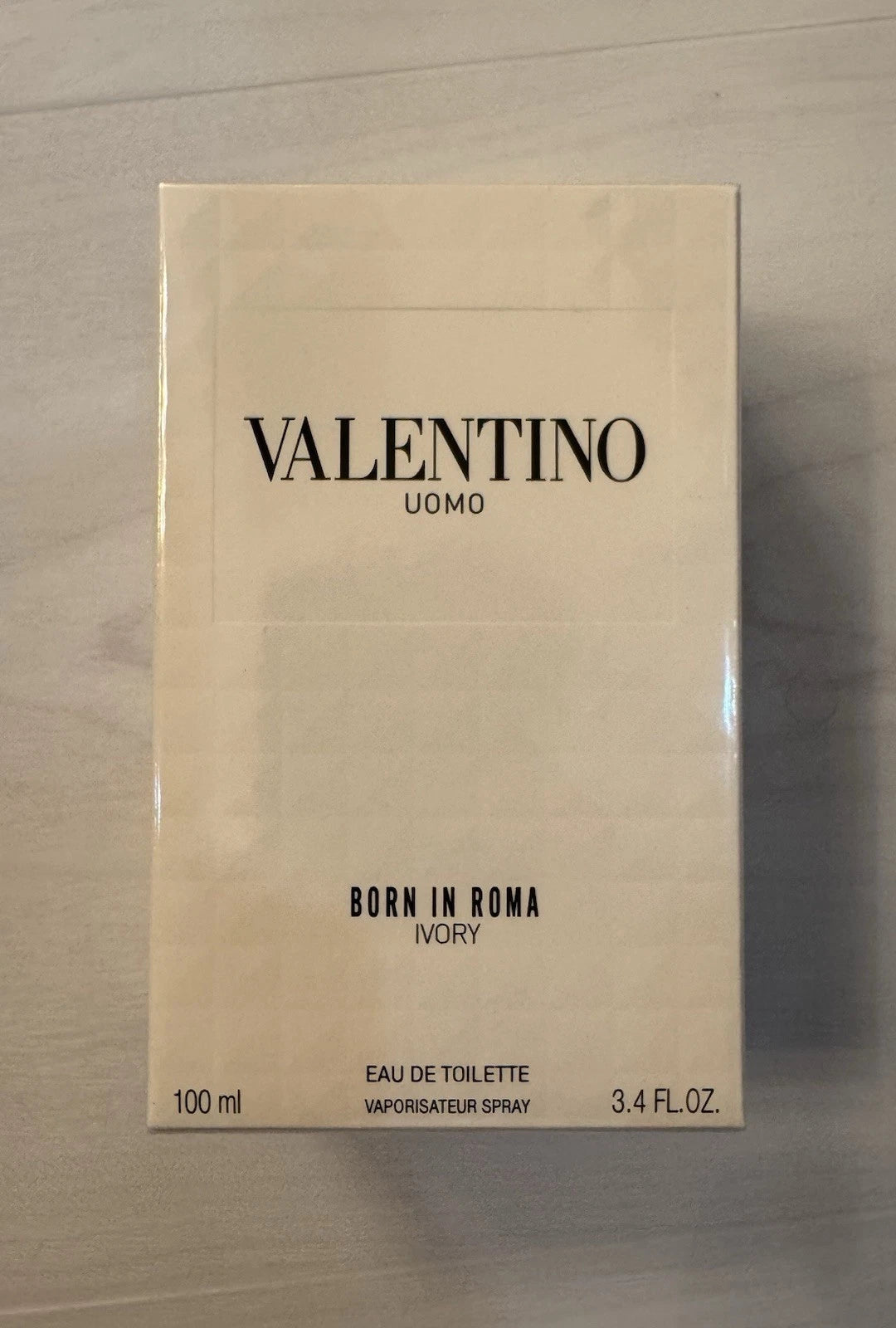 Valentino Born In Roma Uomo Ivory Eau de Toilette EDT Spray 3.4 oz / 100 ml