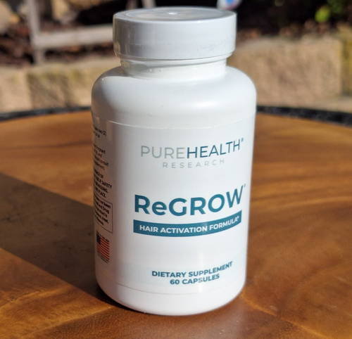 PUREHEALTH Research ReGROW Hair Activation Formula Dietary Supplement – 60 Capsules