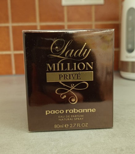Paco Rabanne Lady Million Privé Eau de Parfum Natural Spray for Women 80ml / 2.7 fl oz New Sealed
